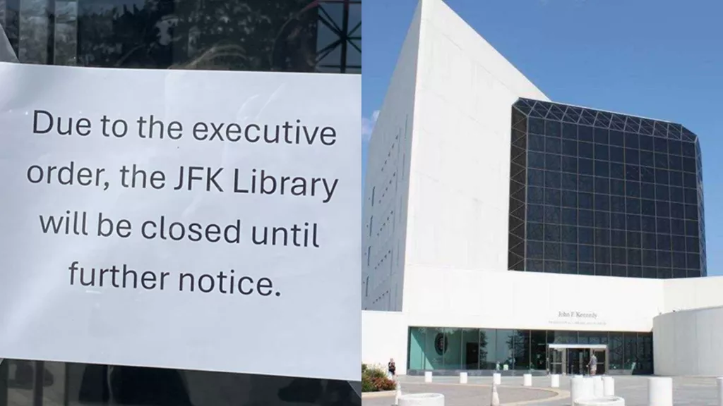 'Executive order' cited as reason for sudden closure of Boston's JFK Library