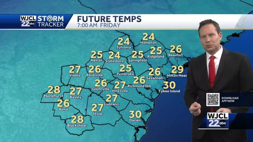 Rain exits, focus shifts to freezing temperatures