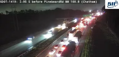 Crash on I-95 southbound causes lane closures