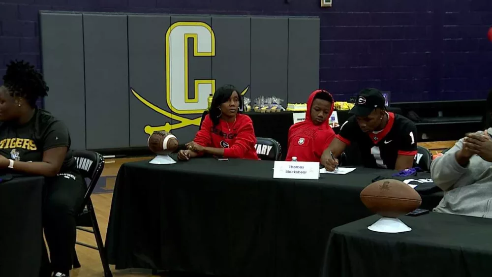 'This day means the world to me': Calvary Signing Day