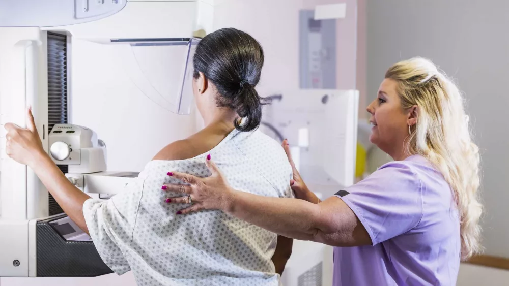 Is there an age limit for women to get a mammogram?