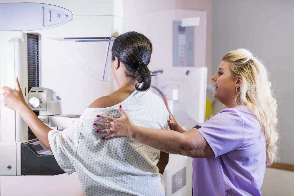 Is there an age limit for women to get a mammogram?