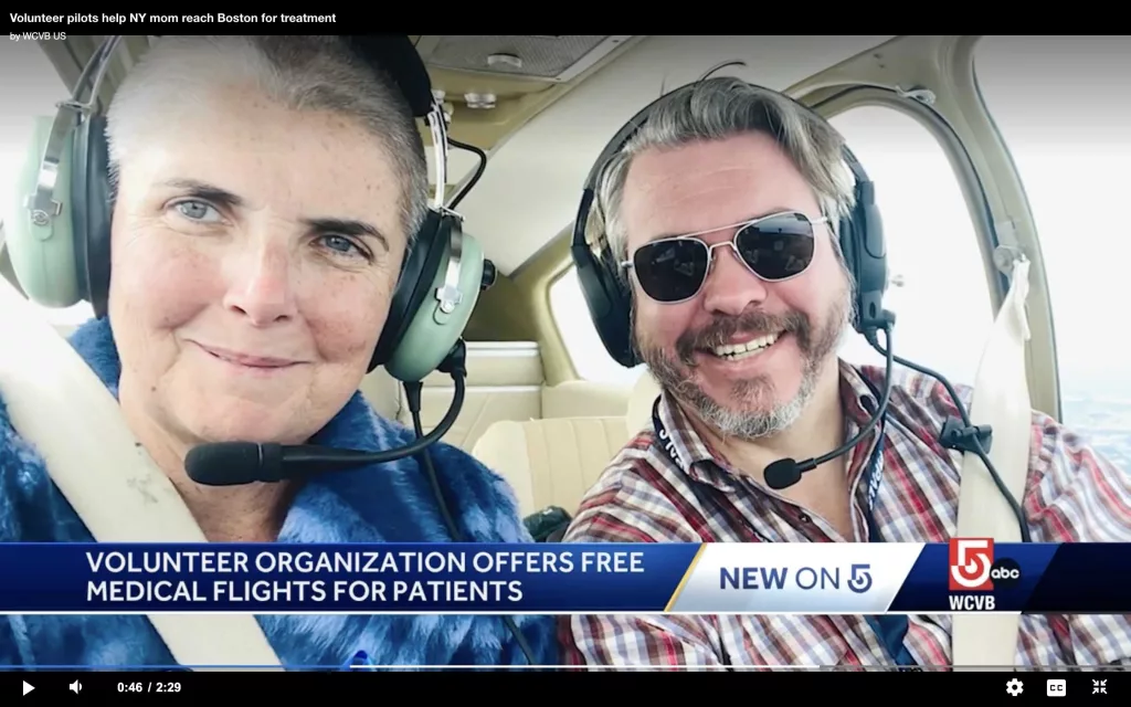 Volunteer pilots help mom of 3 get to Boston weekly for cancer treatment
