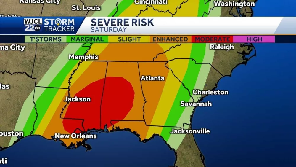 Severe weather possible across the South & Southeast this weekend ...