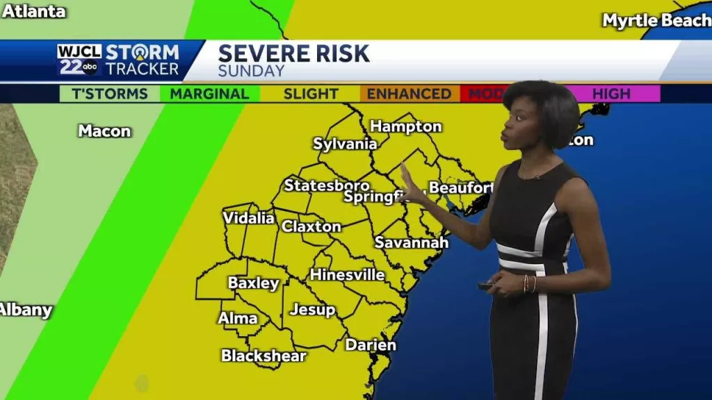 Stormy and severe Sunday morning