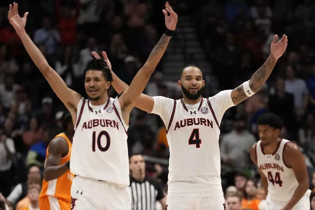 March Madness brackets have Auburn as the overall No. 1 followed by Duke, Houston, Florida