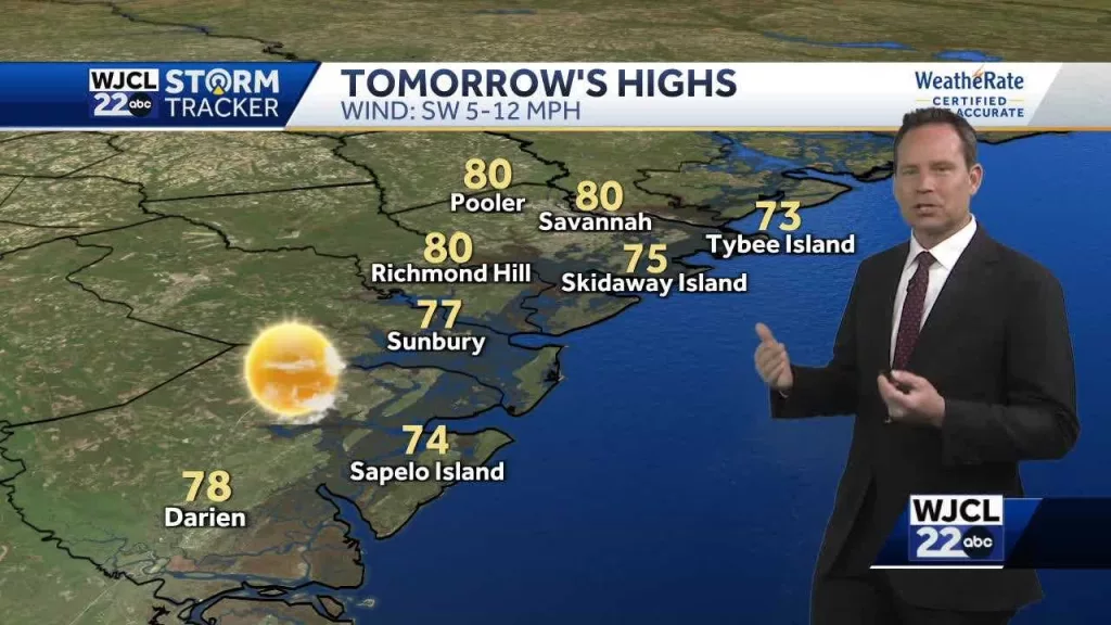 Warmer temperatures Wednesday before the next cold front arrives