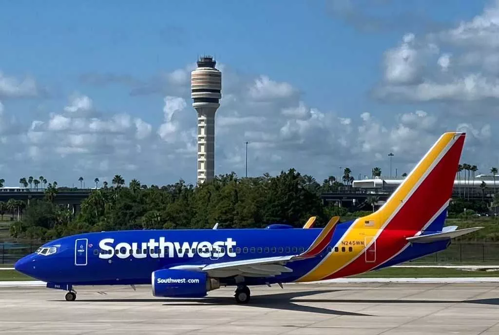 Southwest plane tries to take off on taxiway instead of runway at Orlando airport