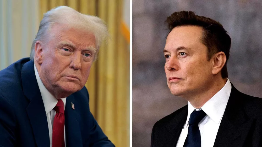 Trump denies reports Musk saw plans for potential war with China