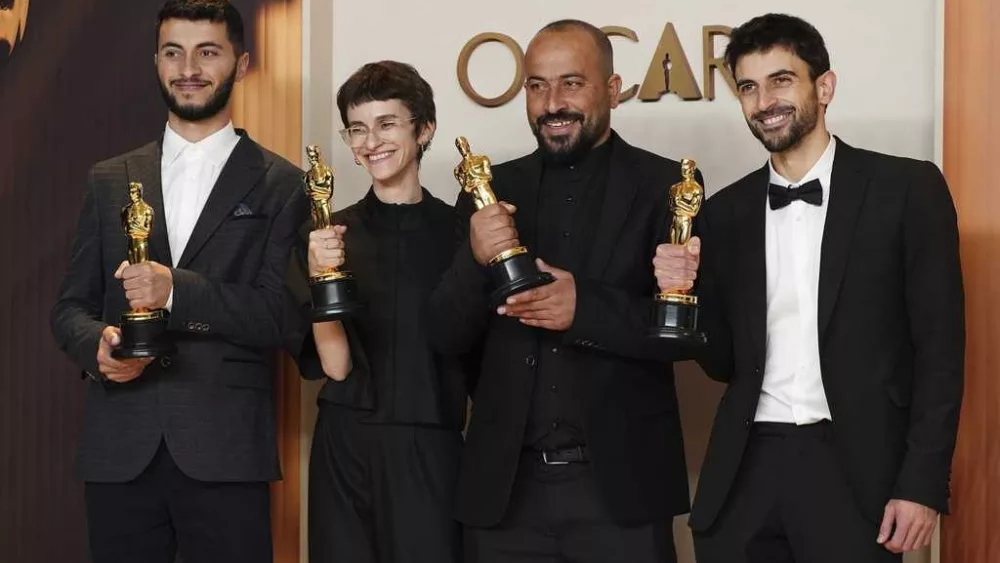 Oscar-winning Palestinian director is attacked by Jewish settlers and detained, activists say