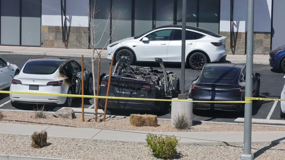 Man accused of setting fire to Tesla vehicles in Las Vegas arrested, police say