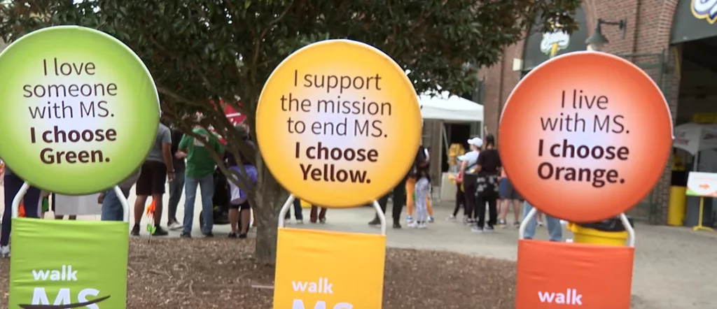 Hundreds gather for the annual Walk MS event