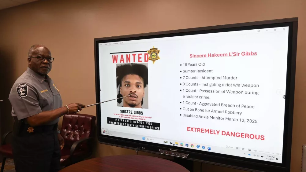 Authorities: Wanted South Carolina teen fired gun into crowd of people