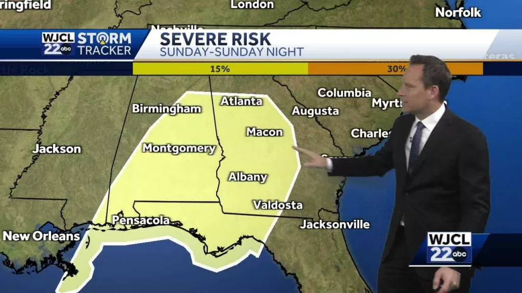 Warm temperatures this weekend ahead of the next chance of storms
