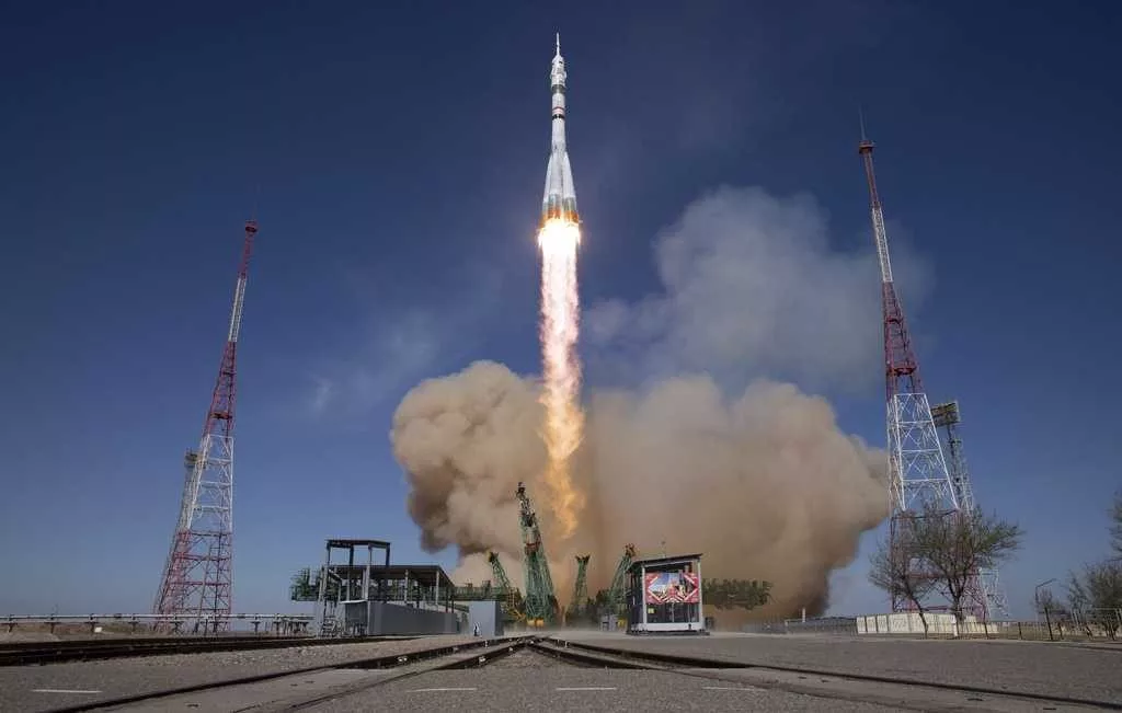 US-Russian crew of 3 arrives at the International Space Station
