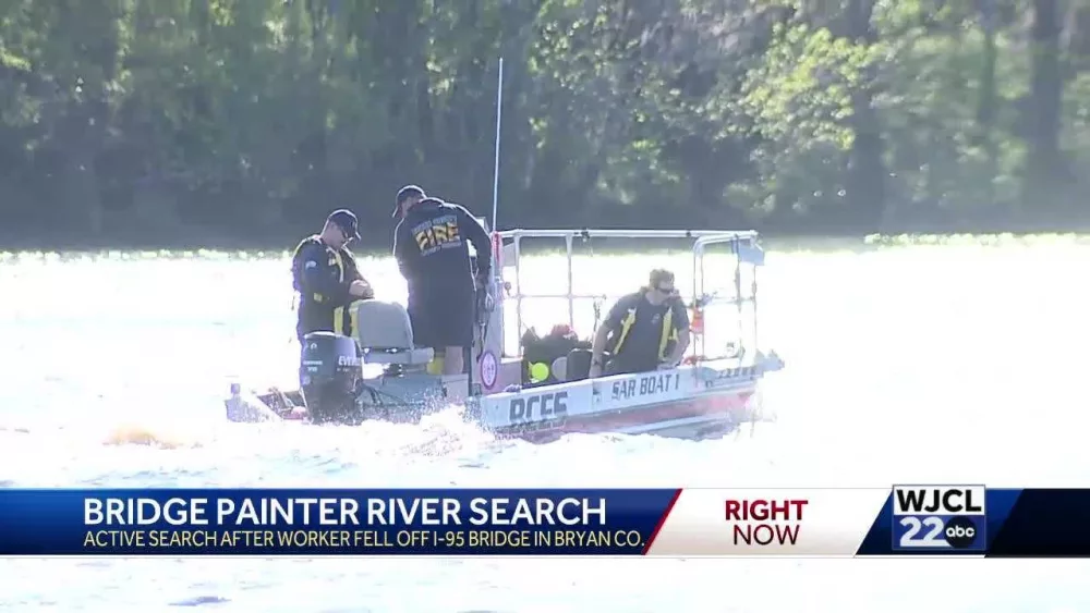 Contract worker is still missing in the Ogeechee River