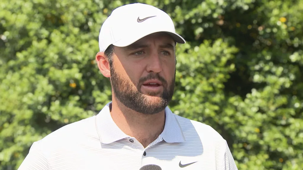 Scottie Scheffler begins his pursuit of a third green jacket with a 68 at the Masters