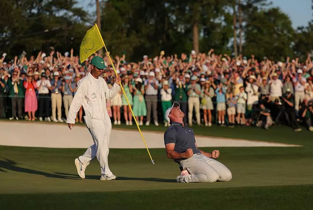 Rory McIlroy completes career grand slam with Masters triumph