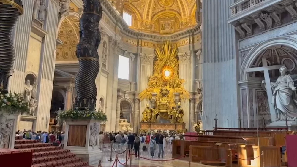 'A huge sense of shock': Vatican City visitors mournful following death of Pope Francis