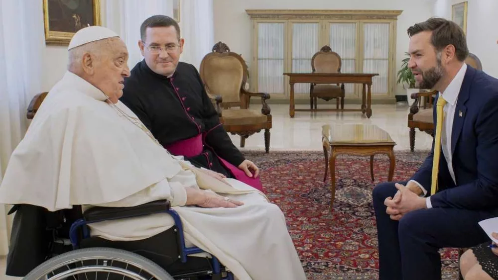 JD Vance was one of the last leaders to meet with Pope Francis