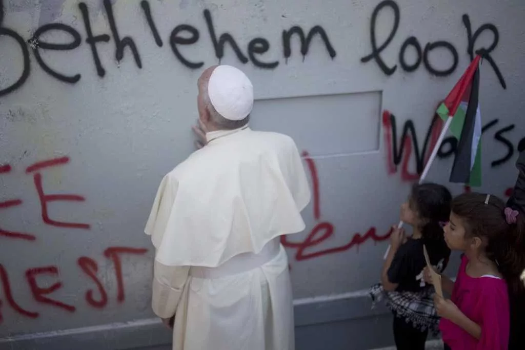 Pope's frequent calls to a Catholic church made him a revered figure in war-battered Gaza