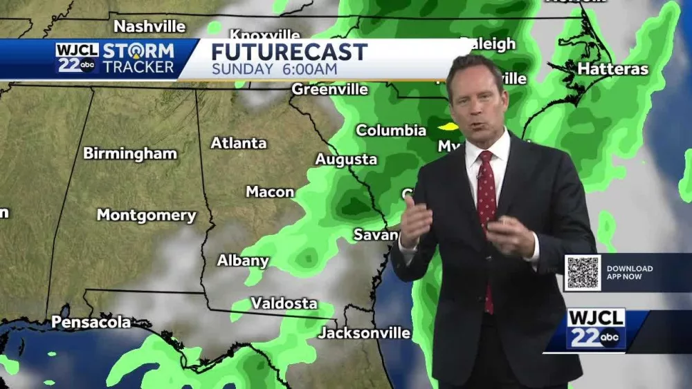 A few showers, thunderstorms possible this weekend...the latest timing