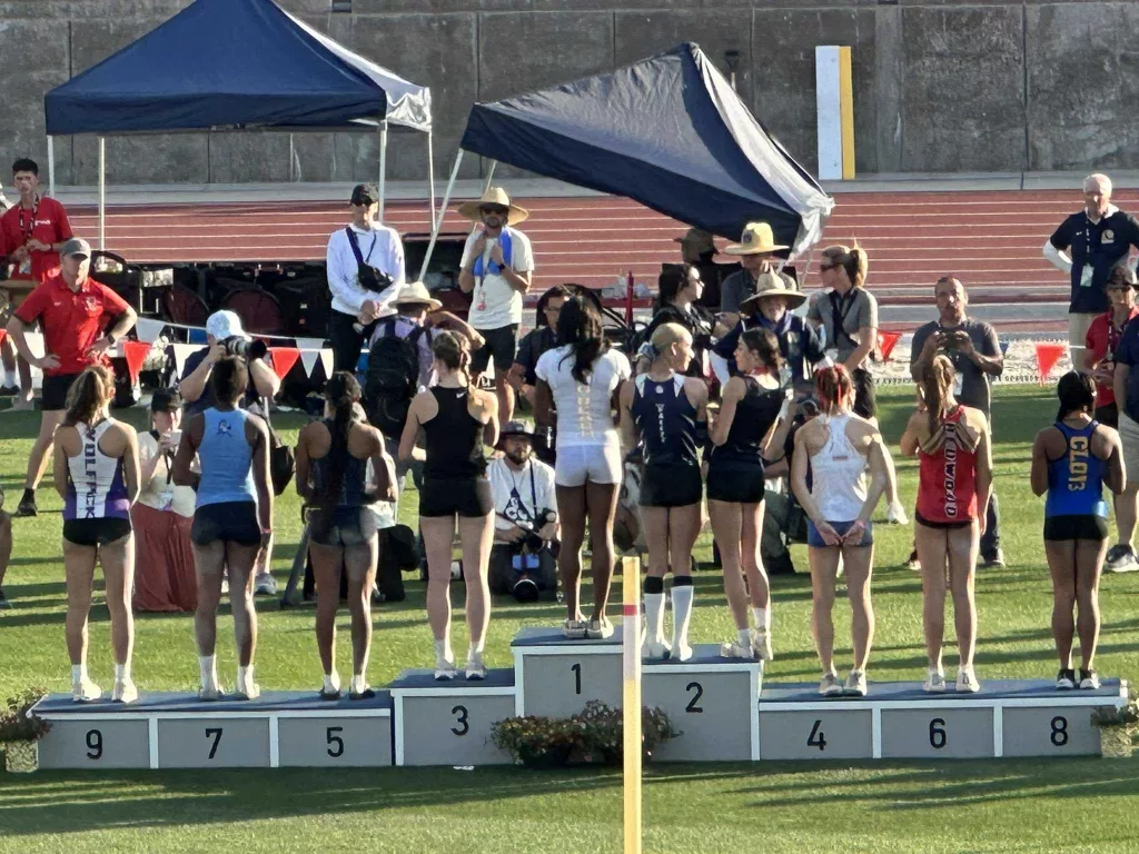 Transgender athlete shares the podium after earning 2nd place in long jump at state meet