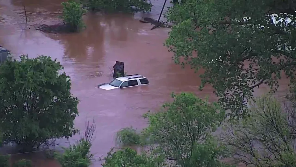 Two people have died due to flooding across Oklahoma