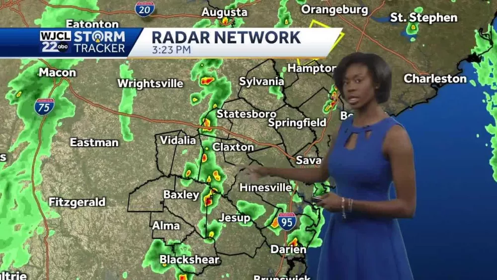 Saturday Evening Showers