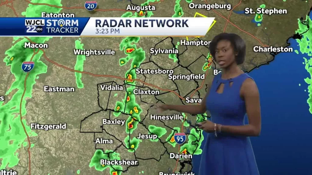 Saturday Evening Showers