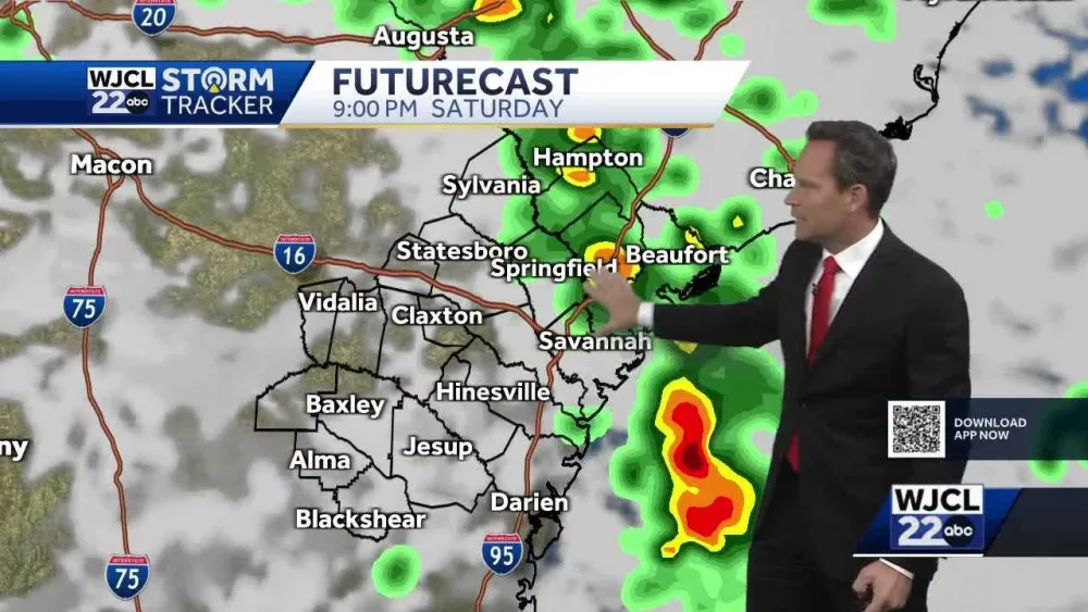 Tracking the next chance of showers, thunderstorms for Savannah area