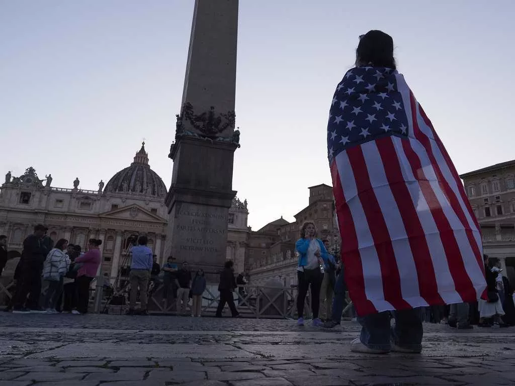 Americans in St. Peter's Square were stunned by choice of new pope