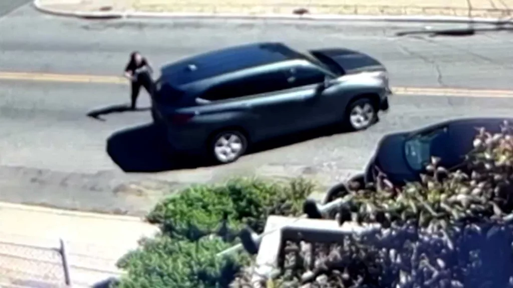 Frightening video shows SUV stolen with woman's 2-year-old inside