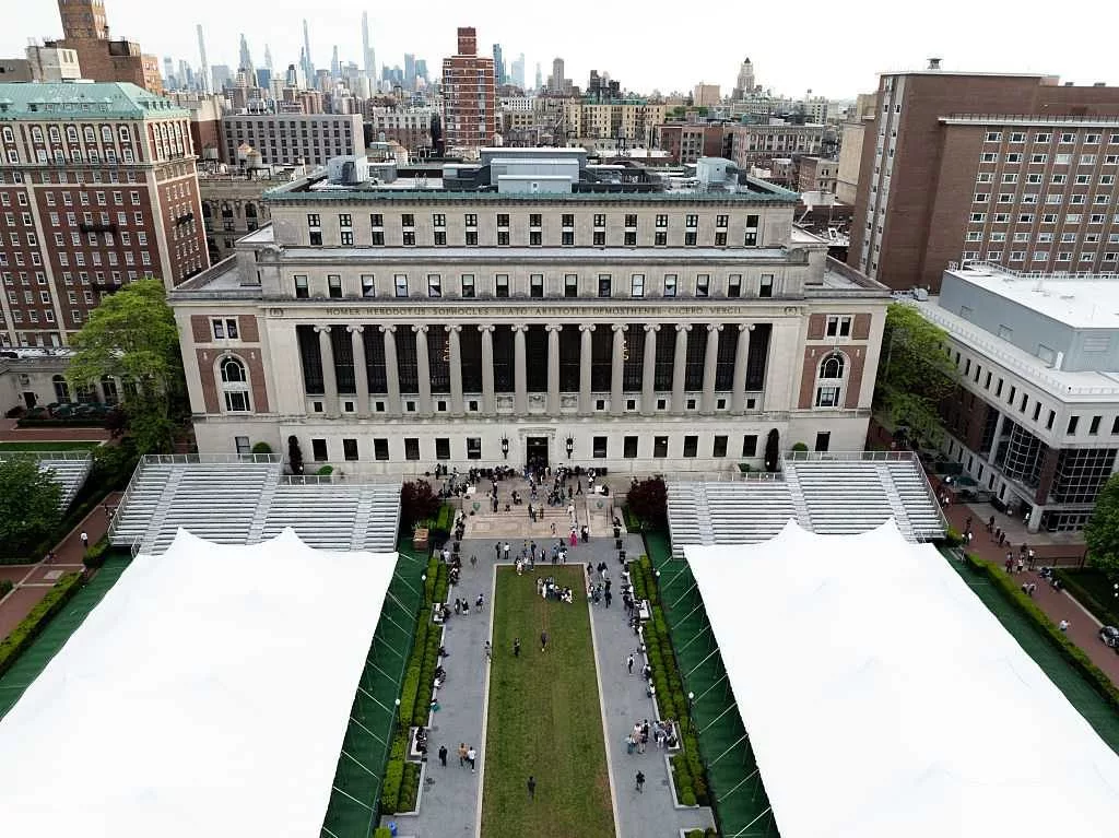 Columbia suspends over 65 students after pro-Palestinian protest in library