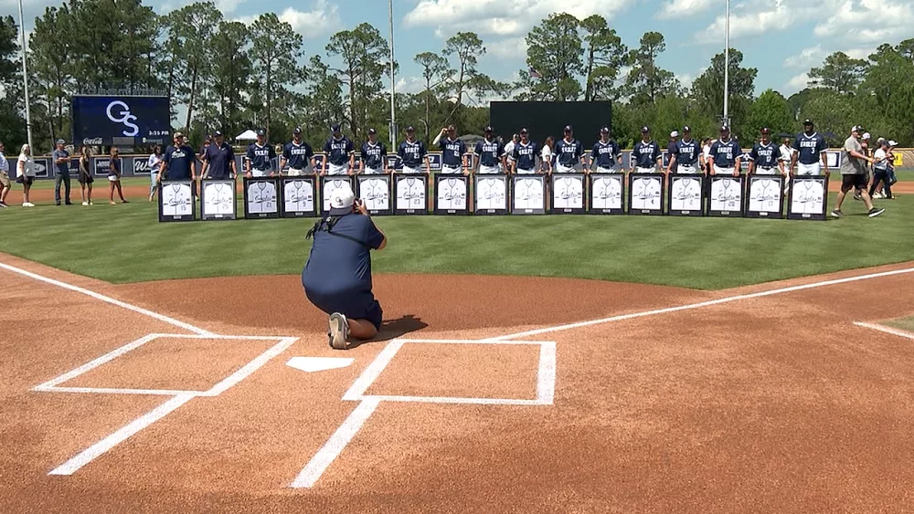 Georgia Southern baseball sweeps Texas State on Senior Day