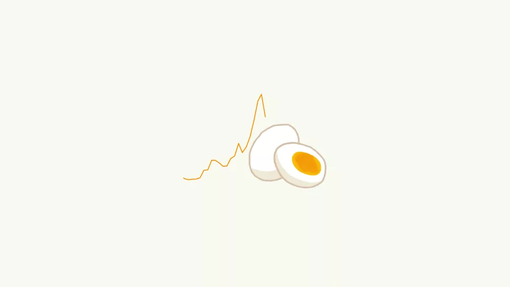 Egg prices fall for the first time in months, but still remain high