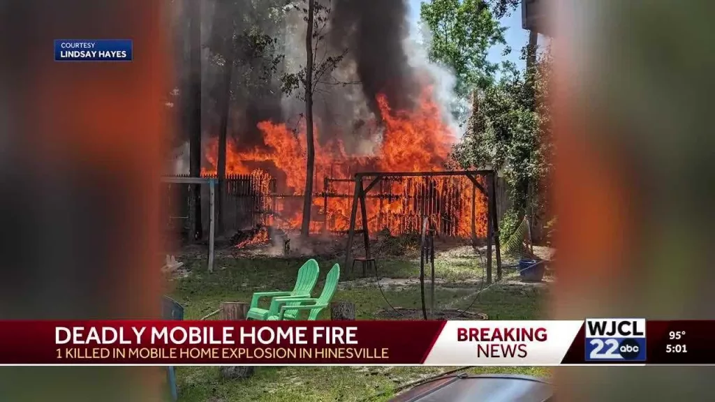 One dead after mobile home fire in Hinesville