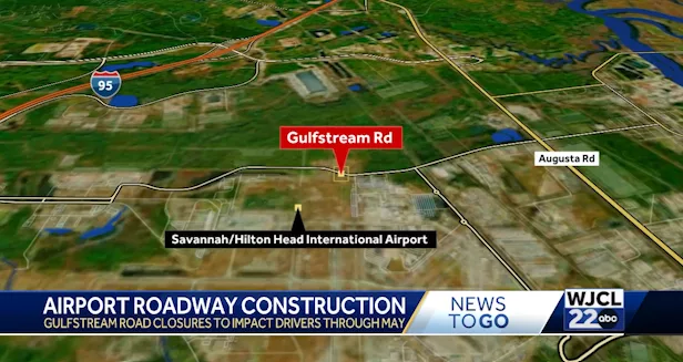 Traffic Alert : Expect continued delays on Gulfstream Road for remainder of May