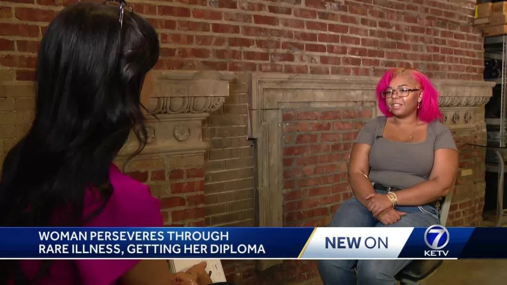 'Everybody encouraged me to drop out': Woman perseveres through rare illness, getting her diploma