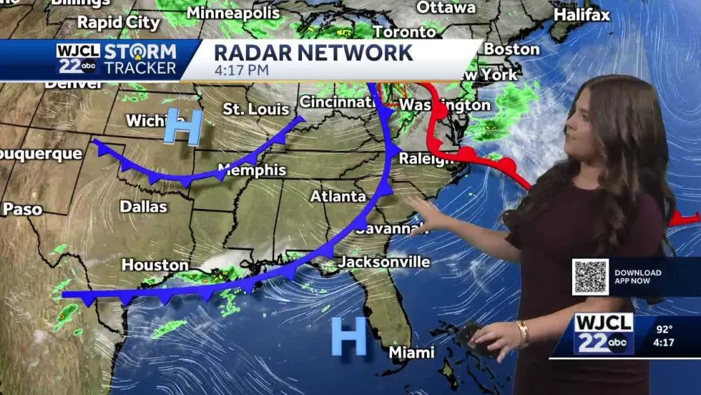 Warm and breezy conditions continue Thursday but cooler temperatures are on the way