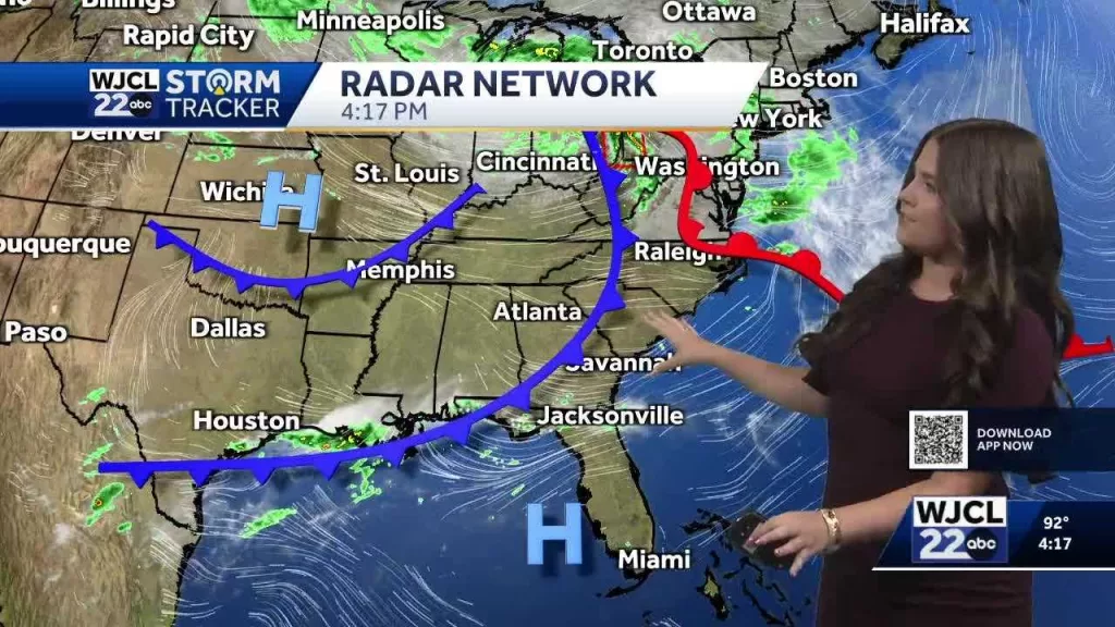 Warm and breezy conditions continue Thursday but cooler temperatures are on the way