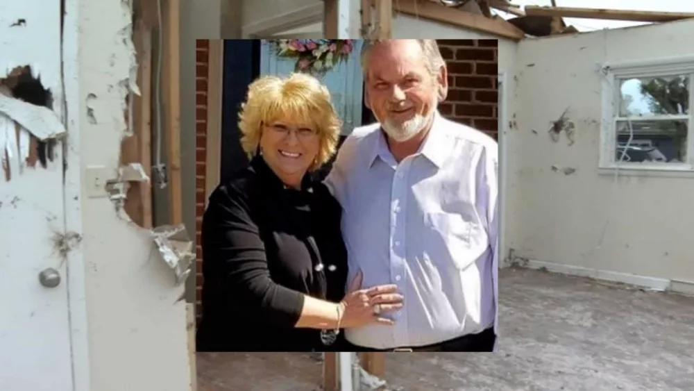 Kentucky couple each lose an arm holding onto each other during tornado