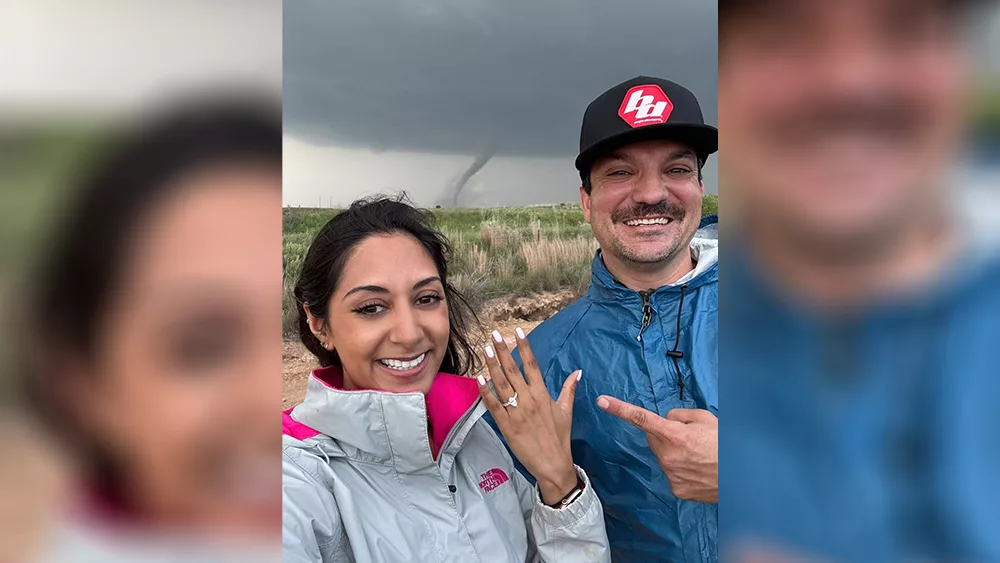 'Epic proposal!': Couple gets engaged as tornado touches down in Oklahoma