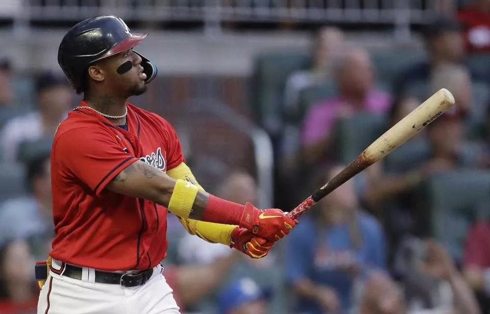 Ronald Acuña Jr. hits long homer on first pitch in his return to Braves after missing 1 year