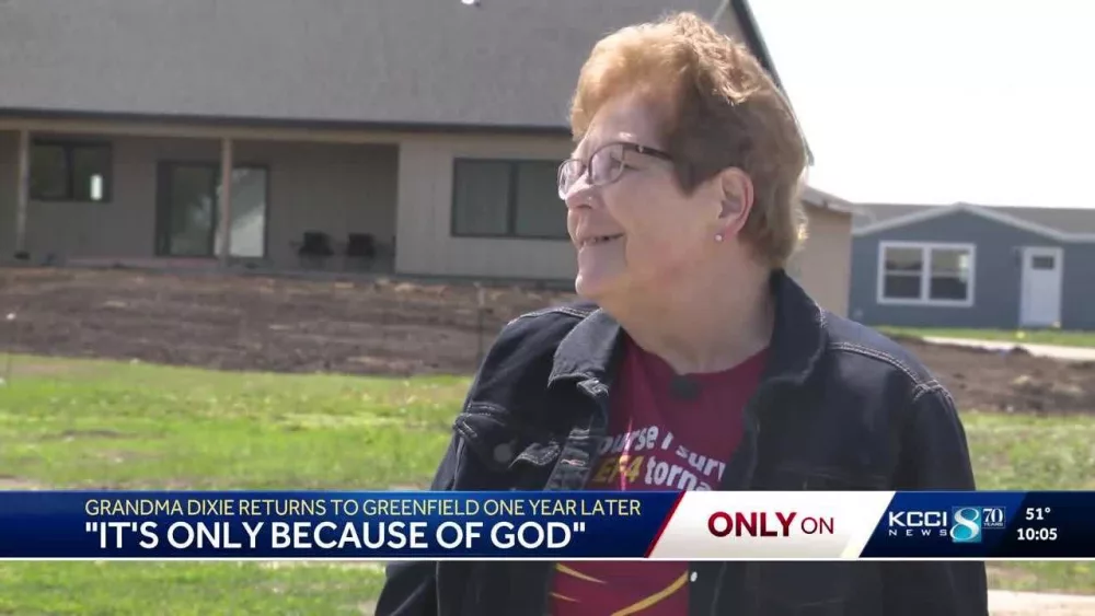 'Grandma Dixie' returns home on one-year anniversary of EF-4 tornado