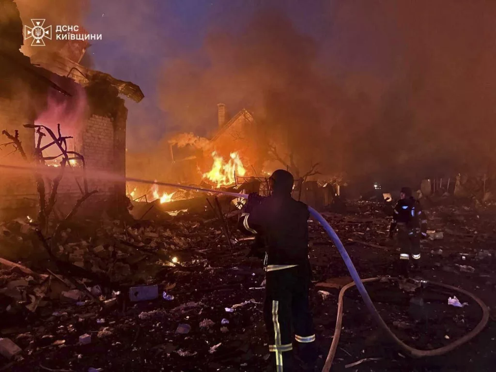 Russia hits Ukraine with largest drone-and-missile attack of the war so far