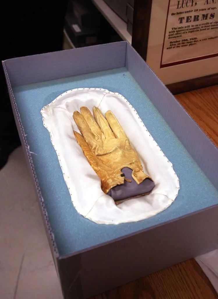 Lincoln's gloves from night of his assassination among artifacts on auction