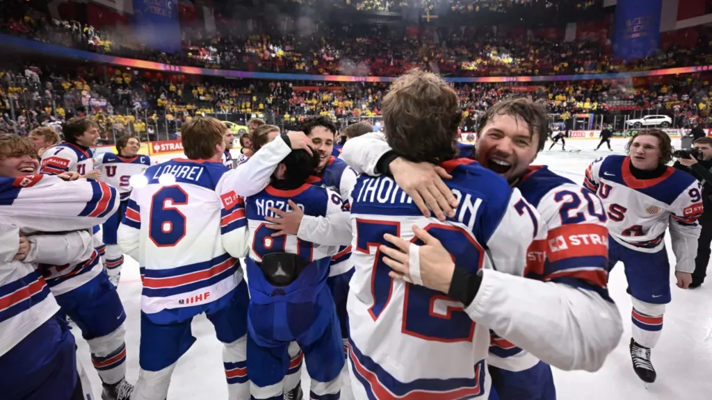 USA men's hockey team wins IIHF World Championship for first time in more than 90 years