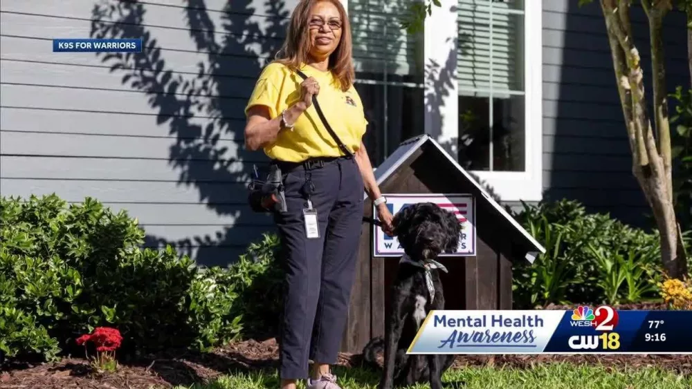 'I've got independence': U.S. Air Force veteran shares how service dog has helped with healing