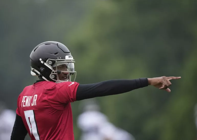 Entering second season, Falcons’ Michael Penix Jr. finding his voice as a leader, starting QB